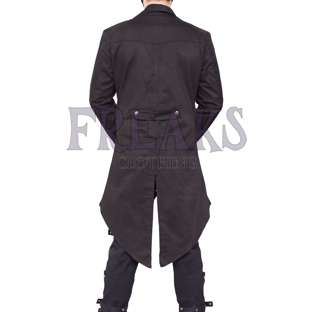 Victorian Black Steampunk Tailcoat