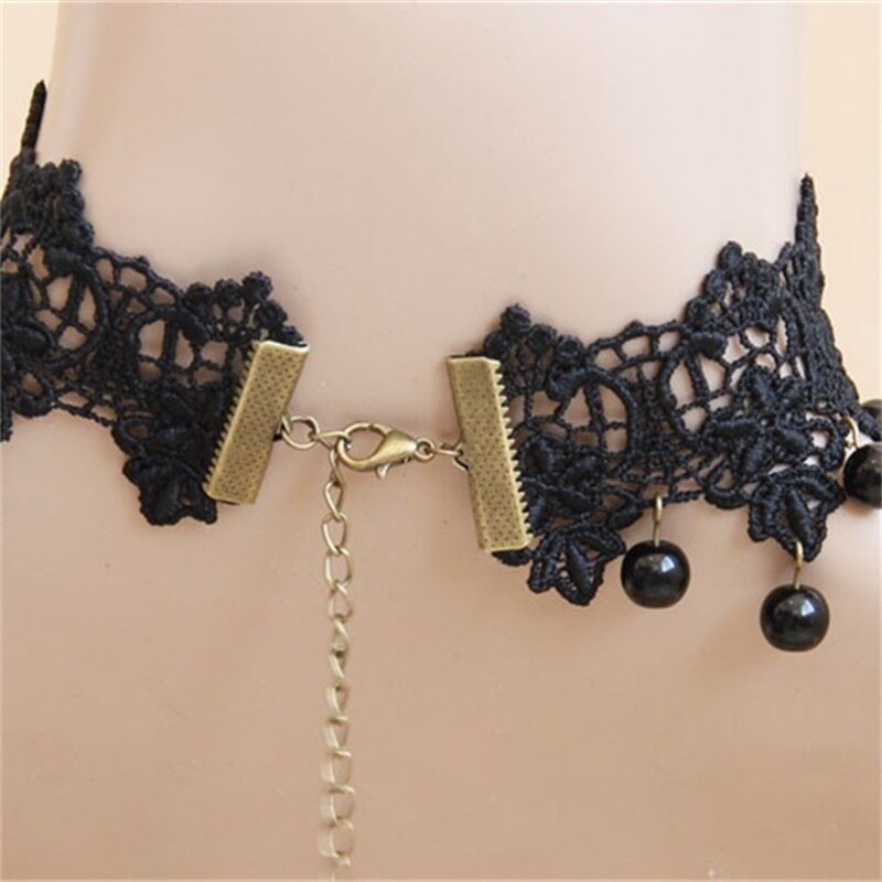 Party Girls Necklace Women Gothic Jewelry Vintage Choker