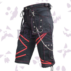 Alien X Inspired Punk Rock Shorts