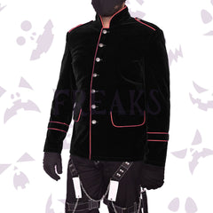 Black Steampunk Velvet Jacket