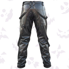 Gays Club Black Leather Bouncers Pant