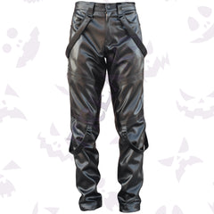 Gays Club Black Leather Bouncers Pant